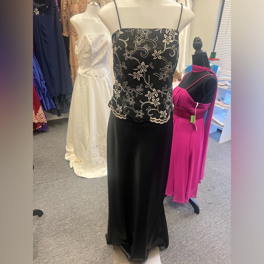 Black and Gold Gown